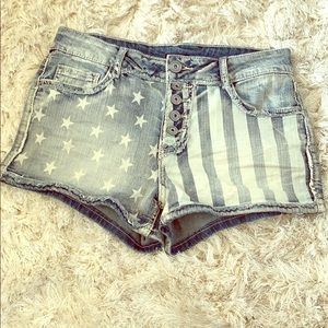 American flag shorts